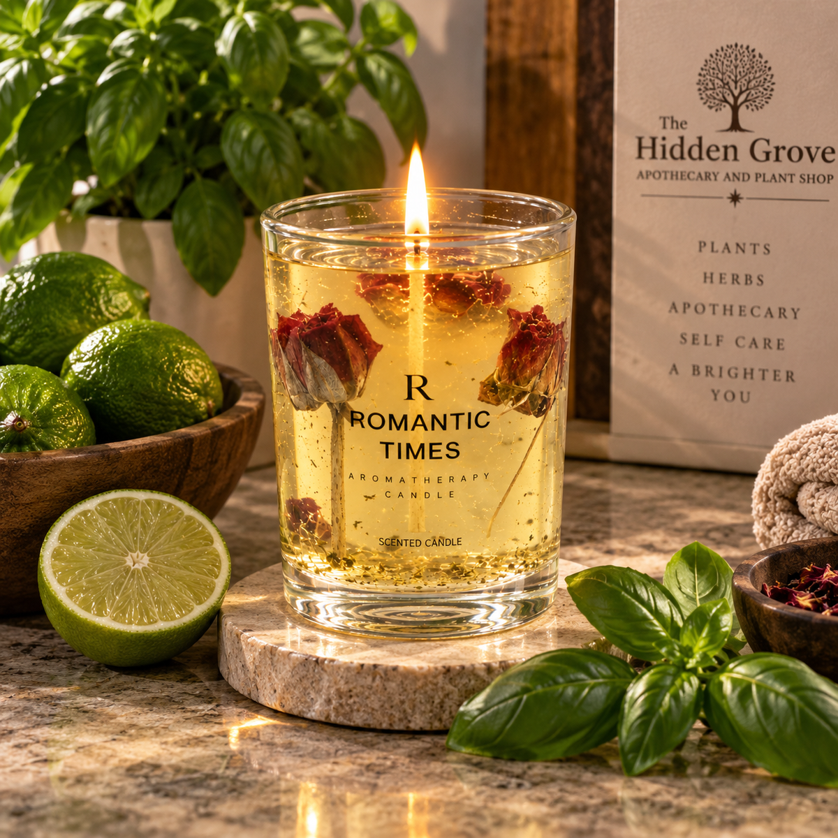 Lime Basil Gel Candle
