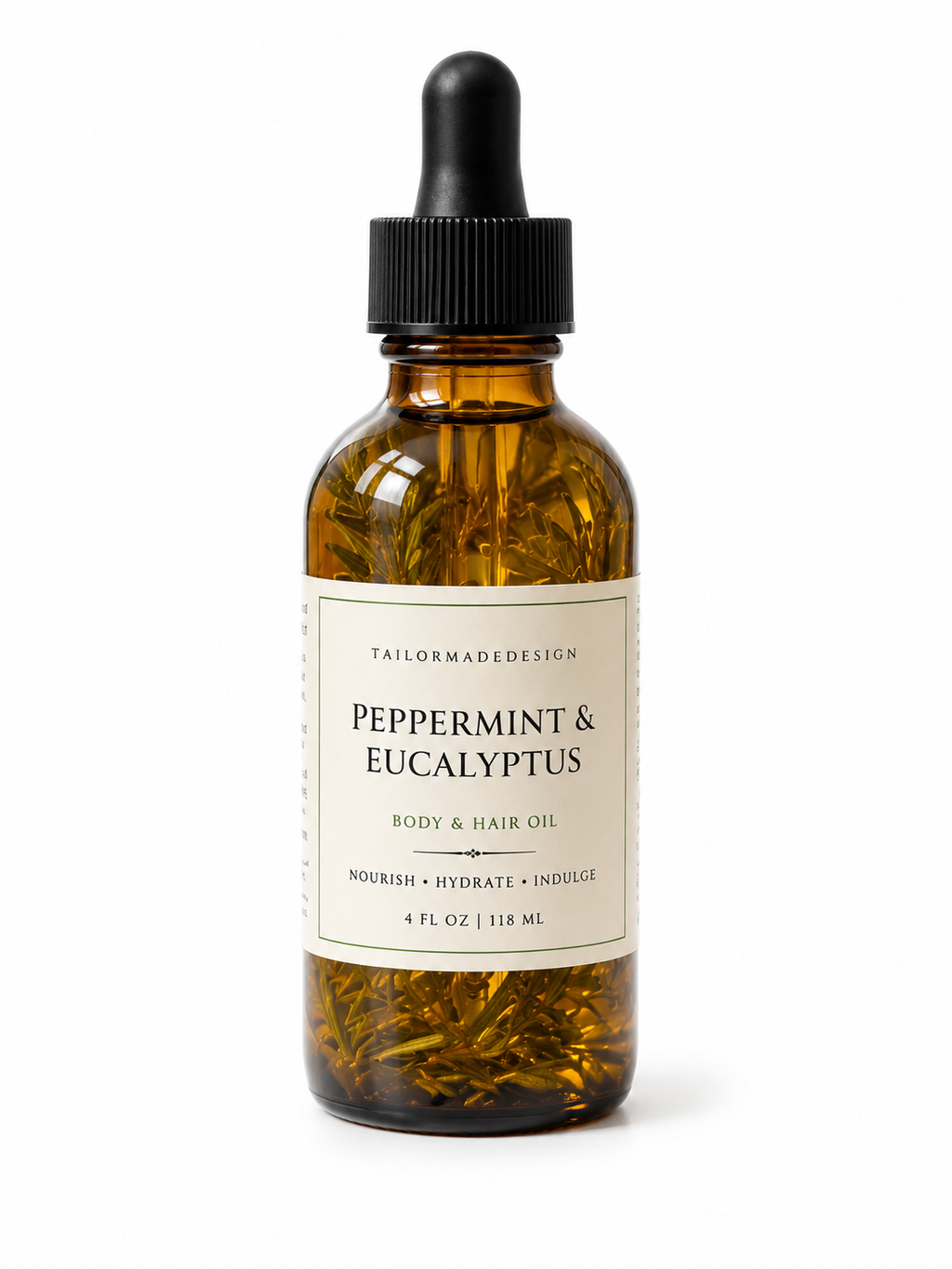 Peppermint & Eucalyptus Body and Hair Oil