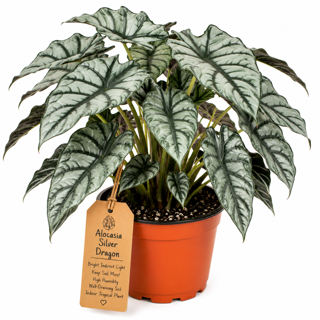 STARTER PLANT ALOCASIA SILVER DRAGON