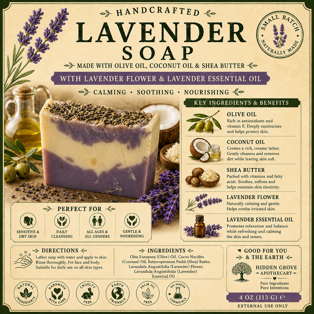 Lavender Soap Bar