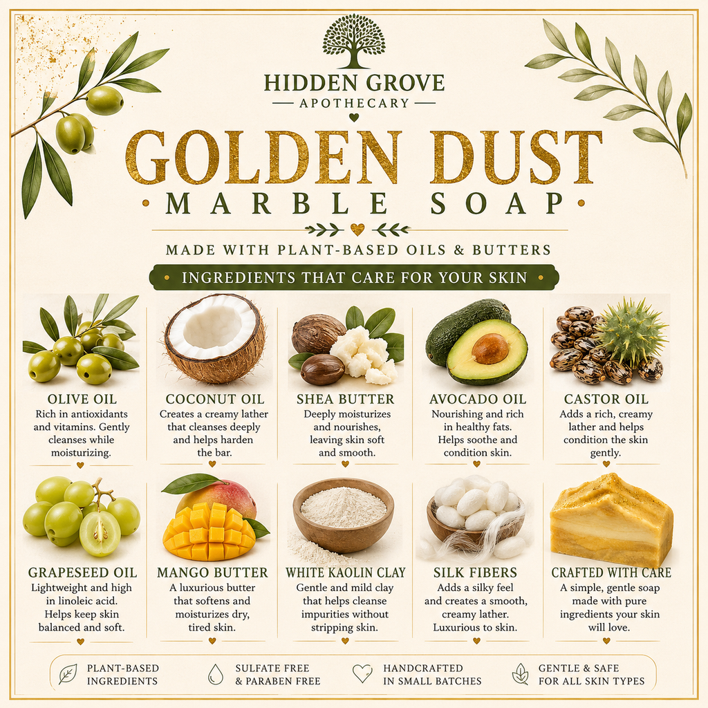 Golden Dust Marble Soap