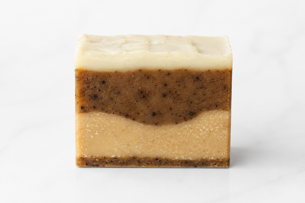 Coffee and Peppermint Soap Bar