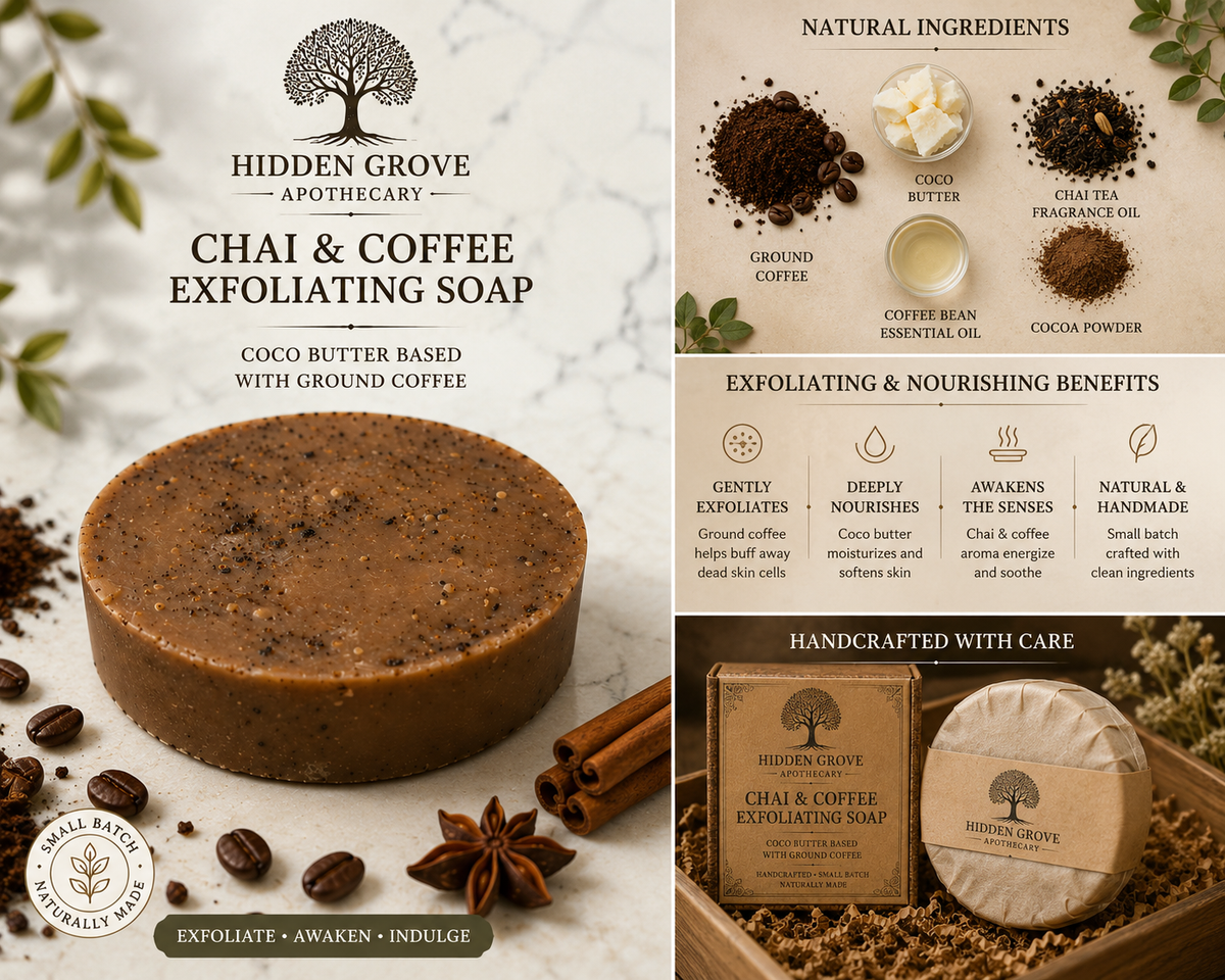 Chai & Coffee Exfoliating Soap