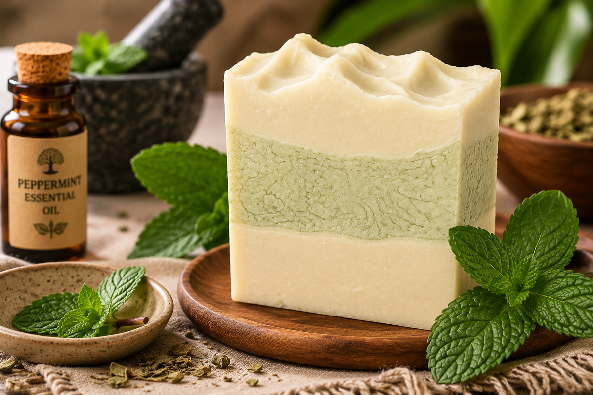 Peppermint Natural Soap Bar