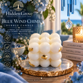 Blue Wind Chime Bubble Candle