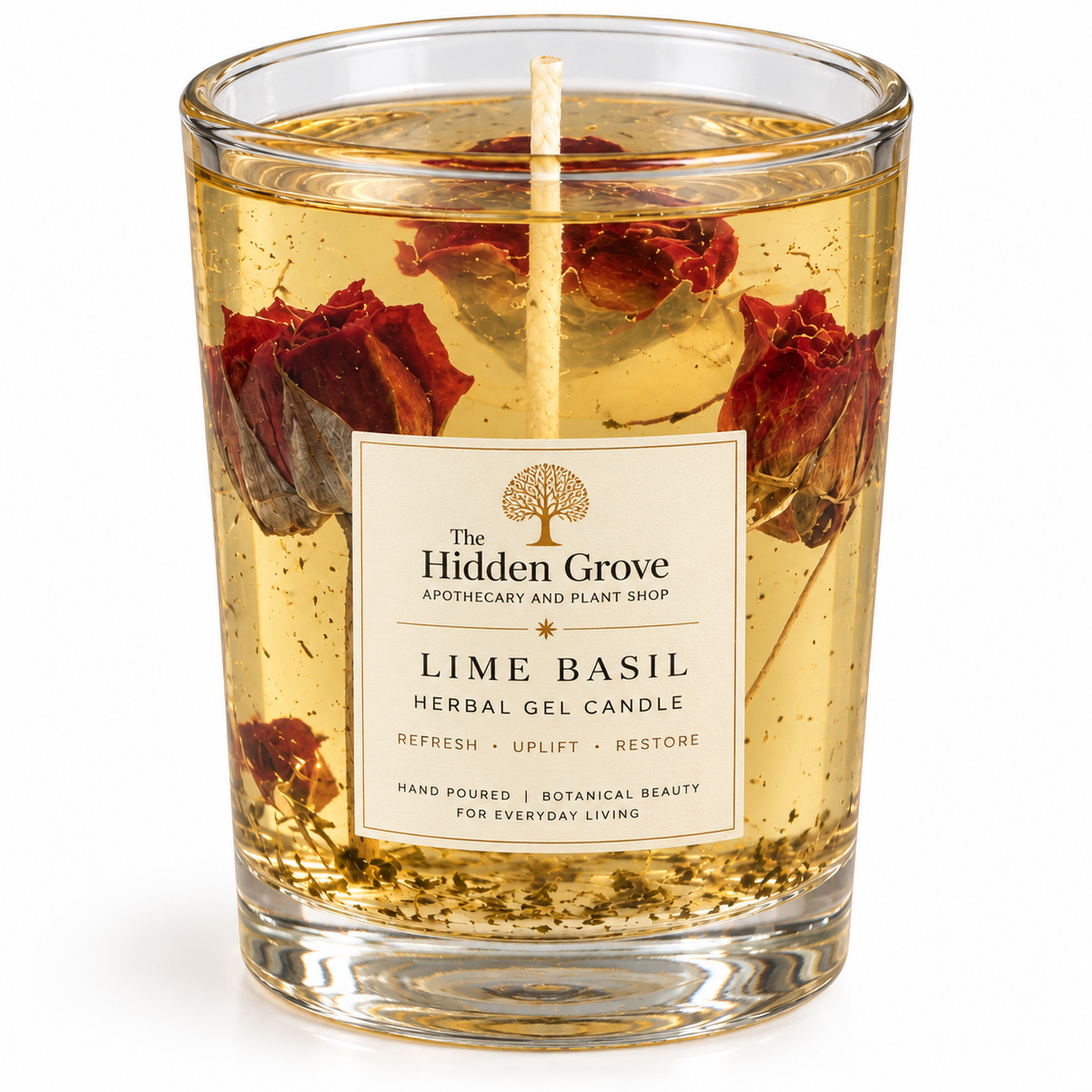 Lime Basil Gel Candle